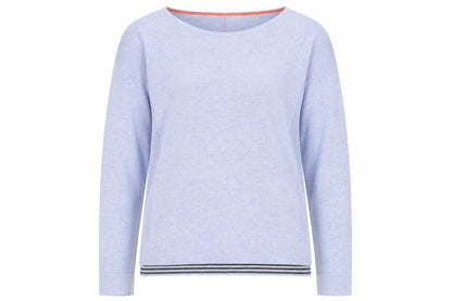 White Stuff Women Blue Size 8 Crew Neck Pullover Jumper