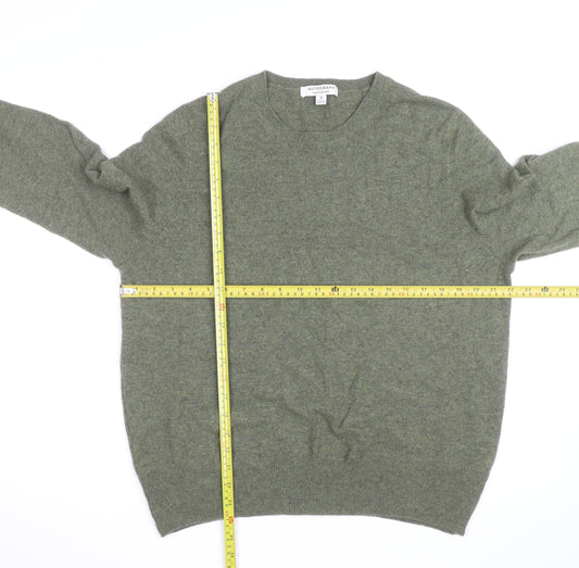 Marks and Spencer Women’s Green Pure Cashmere Jumper Size 18