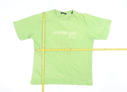 Henri Lloyd Men's Green Crew Neck Short Sleeve T-Shirt Size L