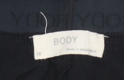 Marks and Spencer Body Men's Black Jersey Cotton Modal Sweatpants Size 18