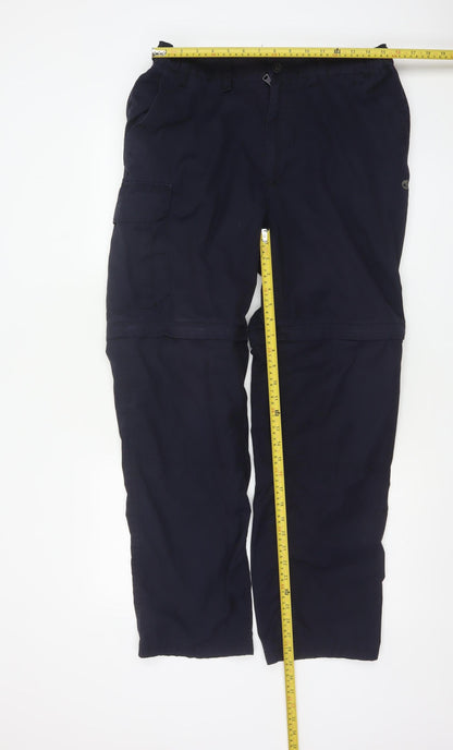 Craghoppers Men's Navy Convertible Cargo Trousers Size 34R
