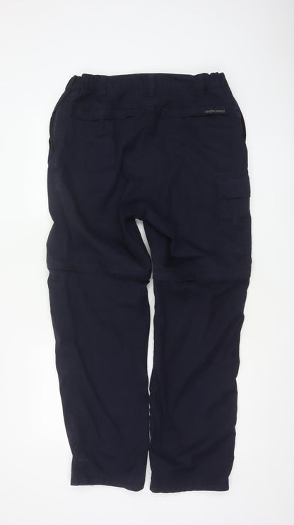 Craghoppers Men's Navy Convertible Cargo Trousers Size 34R