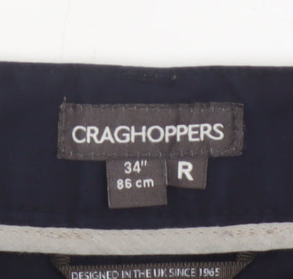 Craghoppers Men's Navy Convertible Cargo Trousers Size 34R