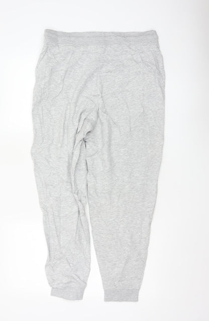 Marks and Spencer Women’s Grey Cotton Blend Jogger Trousers Size 14
