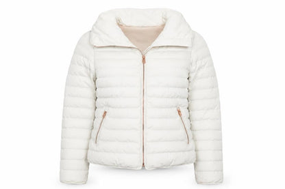 Tokyo Laundry Women’s White Puffer Jacket UK 8 XS Lightweight Quilted