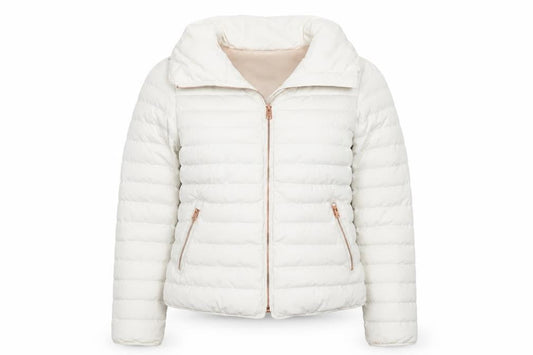 Tokyo Laundry Women’s White Puffer Jacket UK 8 XS Lightweight Quilted