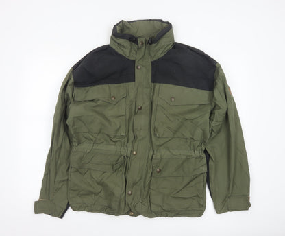 Fjällräven Women's Green XS Parka Jacket Windproof Outdoor Style