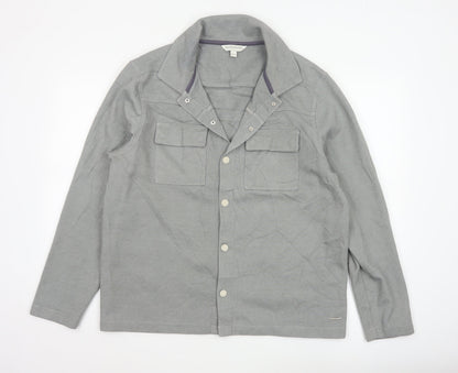 Marks and Spencer Autograph Men's Grey L Casual Lightweight Jacket