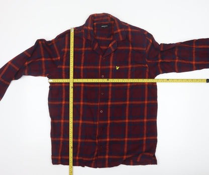 Lyle & Scott Men's Multicoloured Check Cotton Flannel Shirt M
