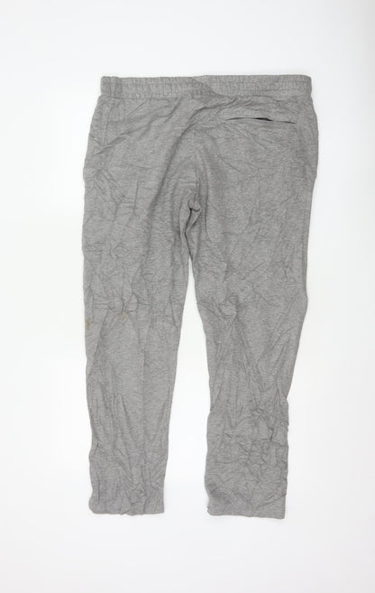 Marks and Spencer Mens Grey Regular Fit Jogger Trousers L