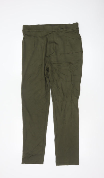 Marks and Spencer Women’s Green Stretch Jersey Trousers Size 14