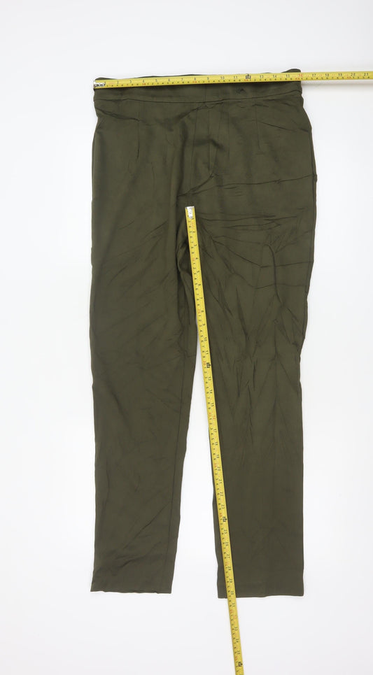 Marks and Spencer Women’s Green Stretch Jersey Trousers Size 14