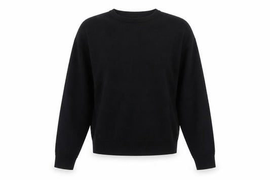 Noisy May Women's Black Crew Neck Knit Jumper Size S Relaxed Fit