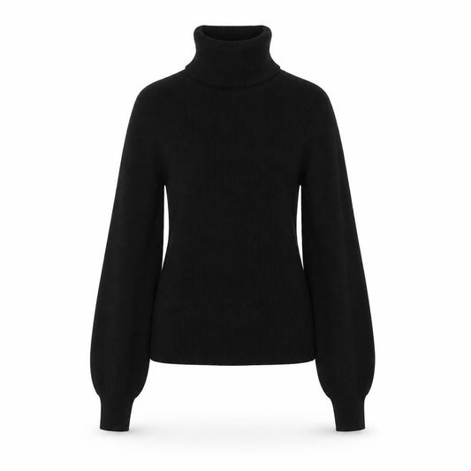 Karen Millen Women's Black Roll Neck Long Sleeve Slim Knit Jumper XS
