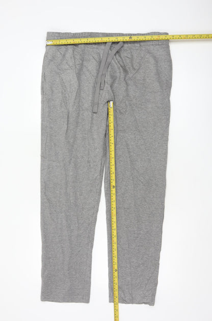 Marks and Spencer Mens Grey Jersey Sweatpants L Regular Fit
