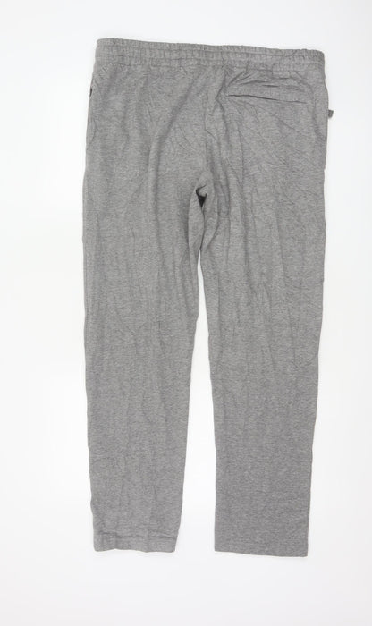 Marks and Spencer Mens Grey Jersey Sweatpants L Regular Fit