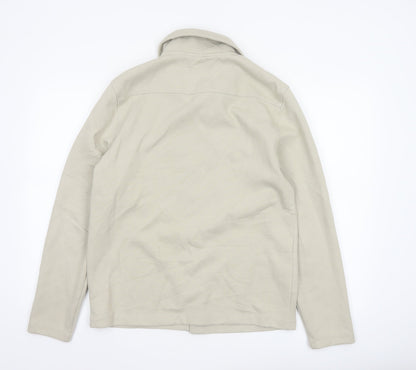 Marks and Spencer Autograph Men's Beige Twill Button Jacket Size S