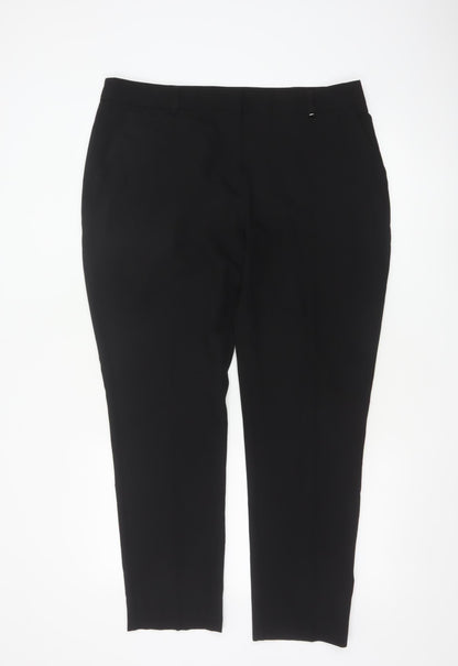 Dorothy Perkins Women's Black Size 16 Stretch Formal Trousers