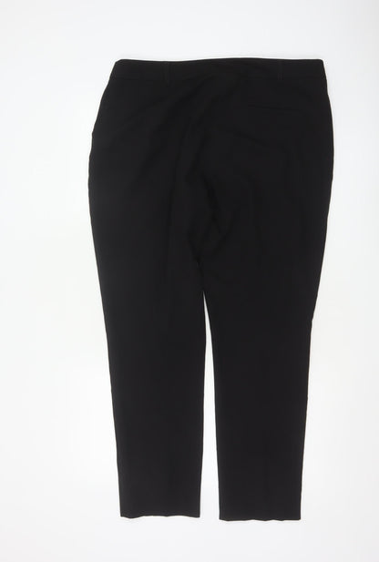 Dorothy Perkins Women's Black Size 16 Stretch Formal Trousers
