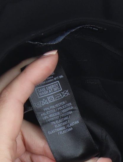 Dorothy Perkins Women's Black Size 16 Stretch Formal Trousers