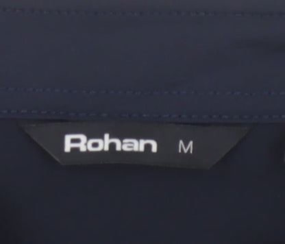 Rohan Men's Blue Regular Fit Long Sleeve Button-Up Shirt M