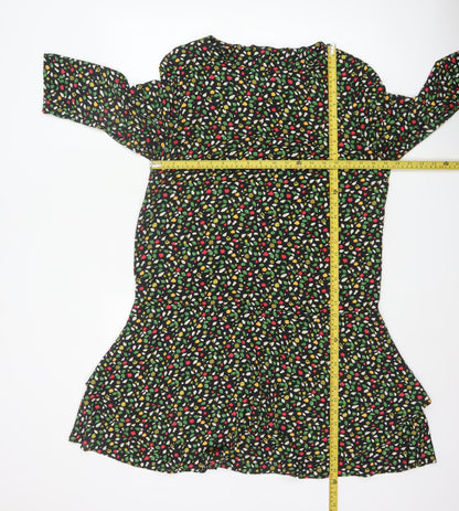 Next Women’s Multicoloured Floral Fit & Flare Dress Size 14