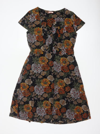 Joe Browns Women's Multicoloured Floral A-Line Dress Size 12