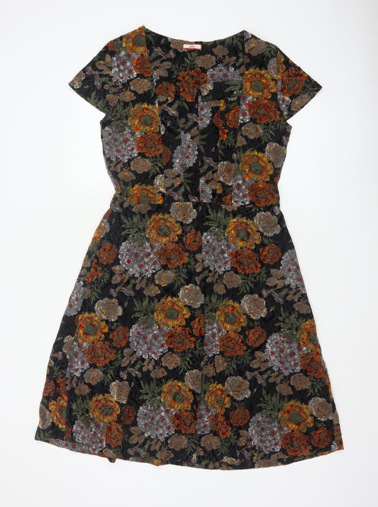 Joe Browns Women's Multicoloured Floral A-Line Dress Size 12
