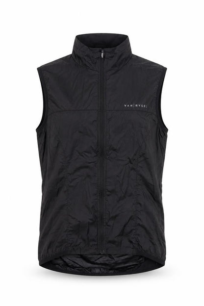 Van Rysel Black Sleeveless Lightweight Waistcoat Women’s S Reflective Cycling Vest