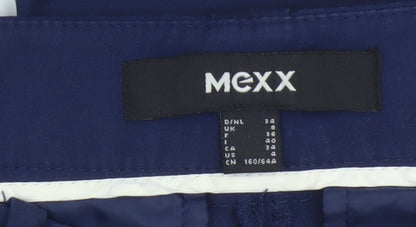 Mexx Women's Blue Slim Fit Chino Trousers Size 8 Regular