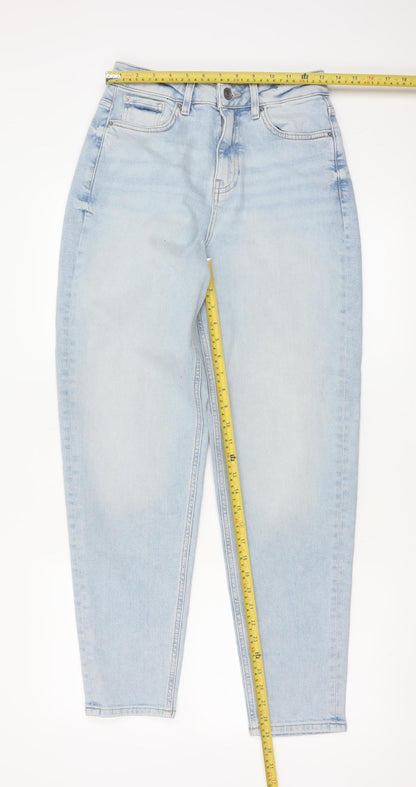 Marks and Spencer Women Blue Mom Jeans Size 10 Tall High Rise
