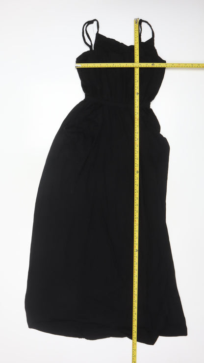 Gap Women’s Black Sleeveless Long Slip Dress XS Viscose