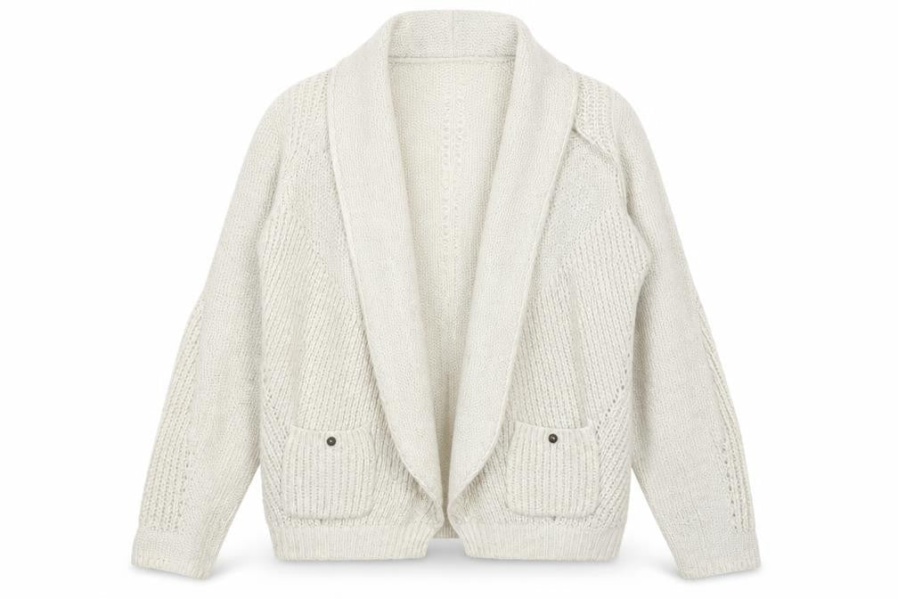 Marks & Spencer Women’s Grey Wool Blend Cardigan UK 14
