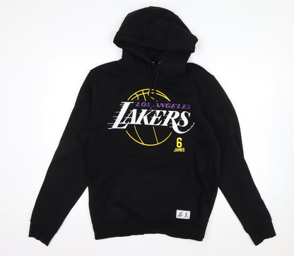 NBA Men’s Black Pullover Hoodie M Los Angeles Lakers LeBron James 6 Sweatshirt