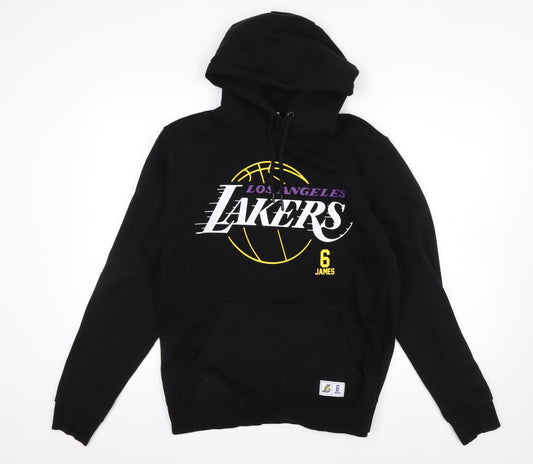 NBA Men’s Black Pullover Hoodie M Los Angeles Lakers LeBron James 6 Sweatshirt