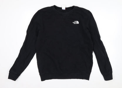 The North Face Men's Black Cotton Crew Neck Pullover Sweatshirt M