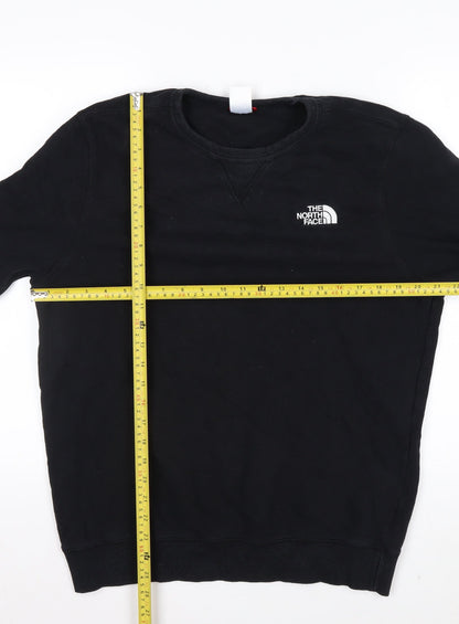 The North Face Men's Black Cotton Crew Neck Pullover Sweatshirt M