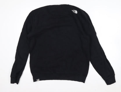 The North Face Men's Black Cotton Crew Neck Pullover Sweatshirt M