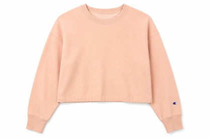 Champion Women's Pink Reverse Weave Sweatshirt Medium Crew Neck