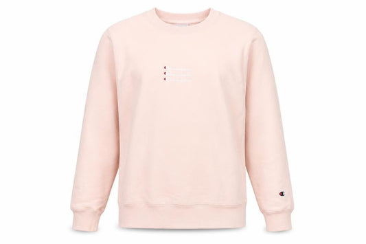 Champion Women's Pink Small Crew Neck Pullover Sweatshirt