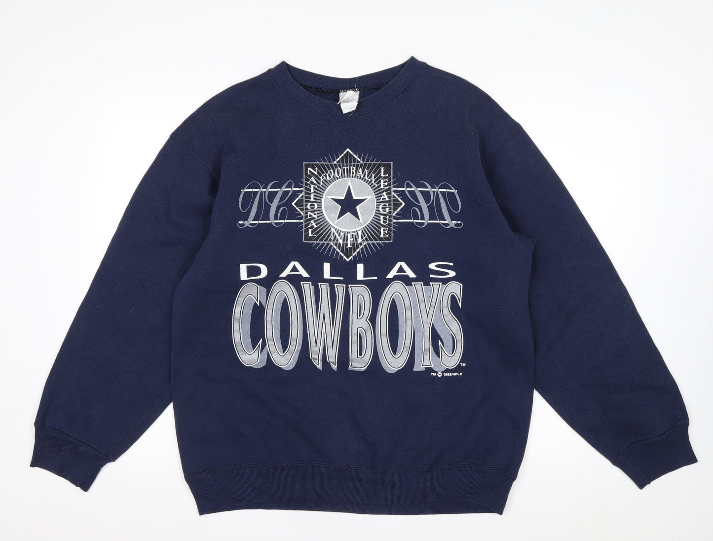 Sweatsher Men’s Blue Dallas Cowboys Vintage Logo Pullover Sweatshirt L