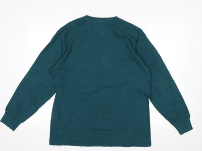 Majestic Men’s Green Philadelphia Eagles Long Sleeve Shirt L