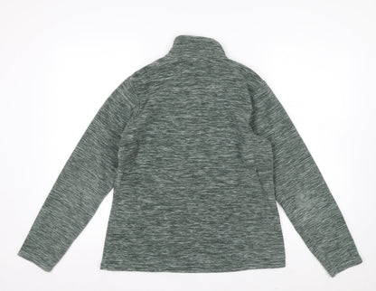 Mountain Warehouse Women’s Green 1/2 Zip Pullover Sweatshirt UK 12