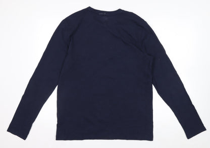 Nautica Men's Blue Long Sleeve Performance Tee Size M