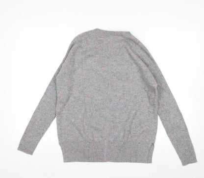 Marks and Spencer Women’s Grey Cashmere Crew Neck Jumper Size S