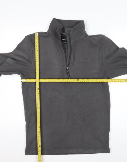 Peter Storm Men's Grey XS Fleece 1/4 Zip Pullover Sweatshirt