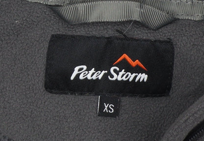 Peter Storm Men's Grey XS Fleece 1/4 Zip Pullover Sweatshirt