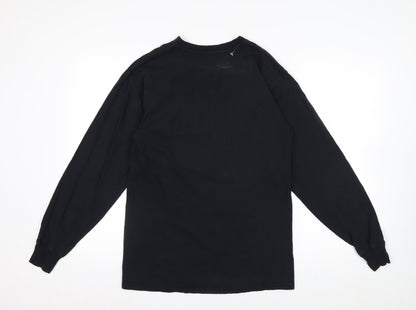 Russell Athletic Men's Black Long Sleeve Wildcats Football T-Shirt Size S
