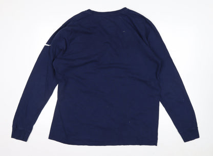 Nike Men’s Navy Super Bowl XLIX Long Sleeve T-Shirt XL Regular Fit