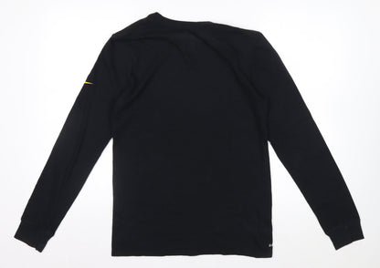 Nike Men’s Black Steelers Dri-Fit Long Sleeve Athletic Tee S